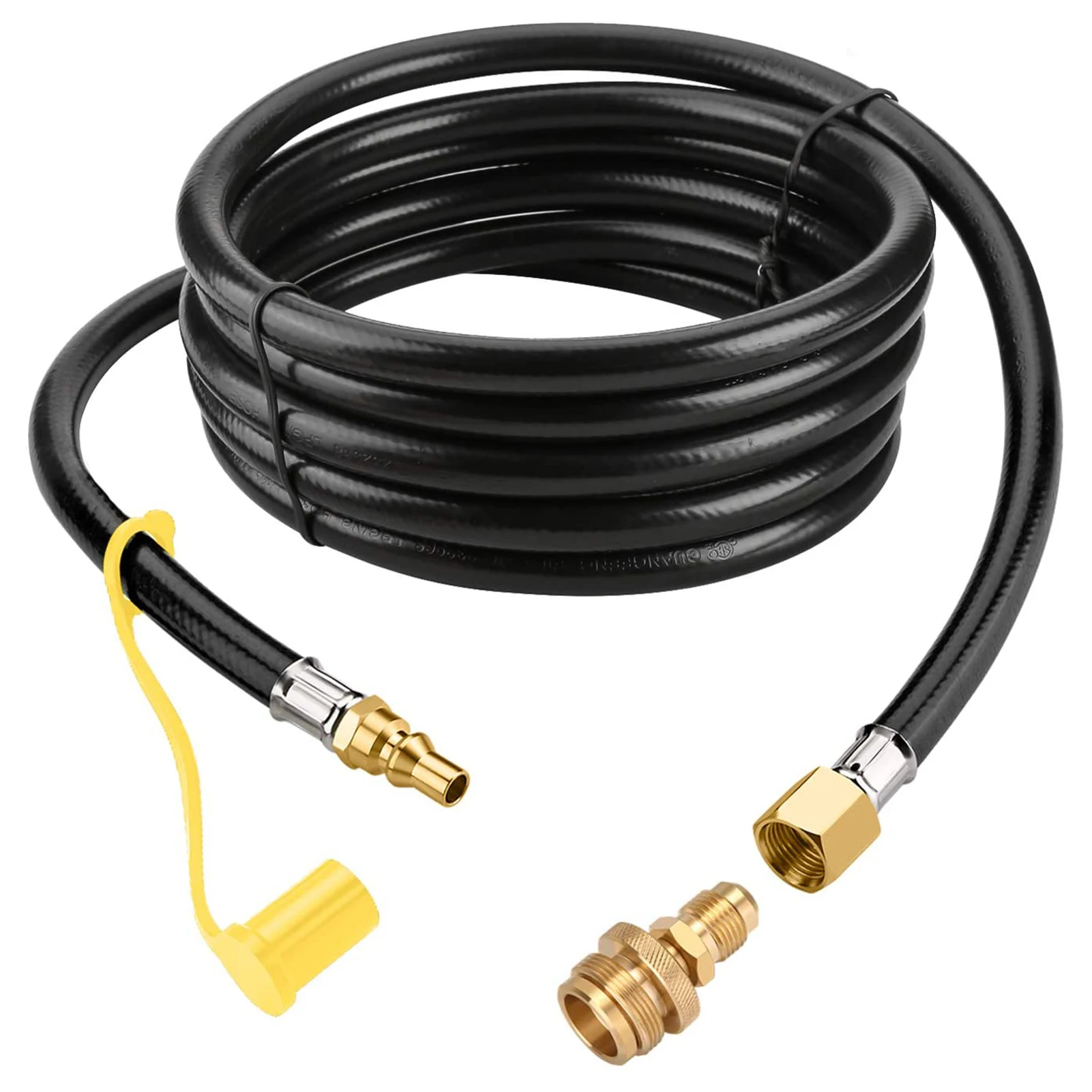 12ft Propane Quick Connect Hose for RV to Ga-s Grill 1/4'' Quick Connect Hose Converter
12ft Propane Quick Connect Hose for RV to Ga-s Grill 1/4'' Quick Connect Hose Converter