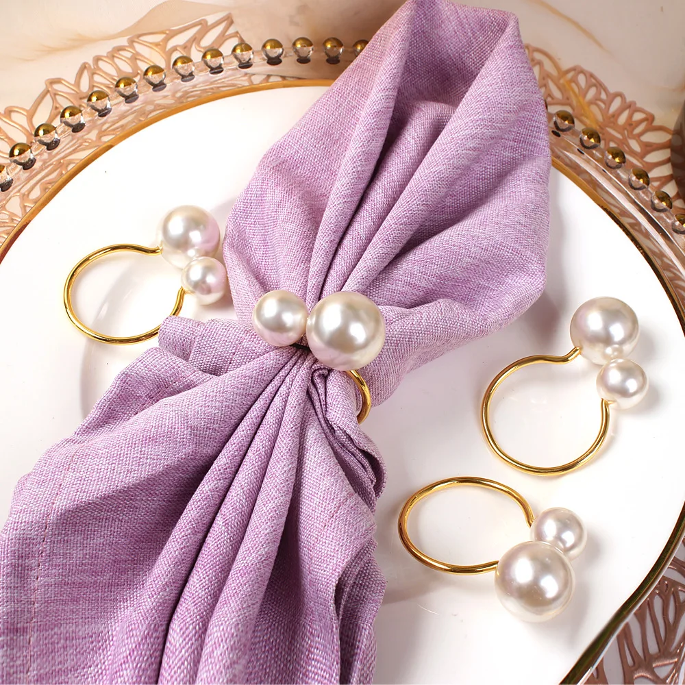 4PCS Highlighted U-Shaped Pearls Napkin Rings for Wedding Place Settings Home Kitchen Dinner Table Decor Napkin Holder Buckle
4PCS Highlighted U-Shaped Pearls Napkin Rings for Wedding Place Settings Home Kitchen Dinner Table Decor Napkin Holder Buckle