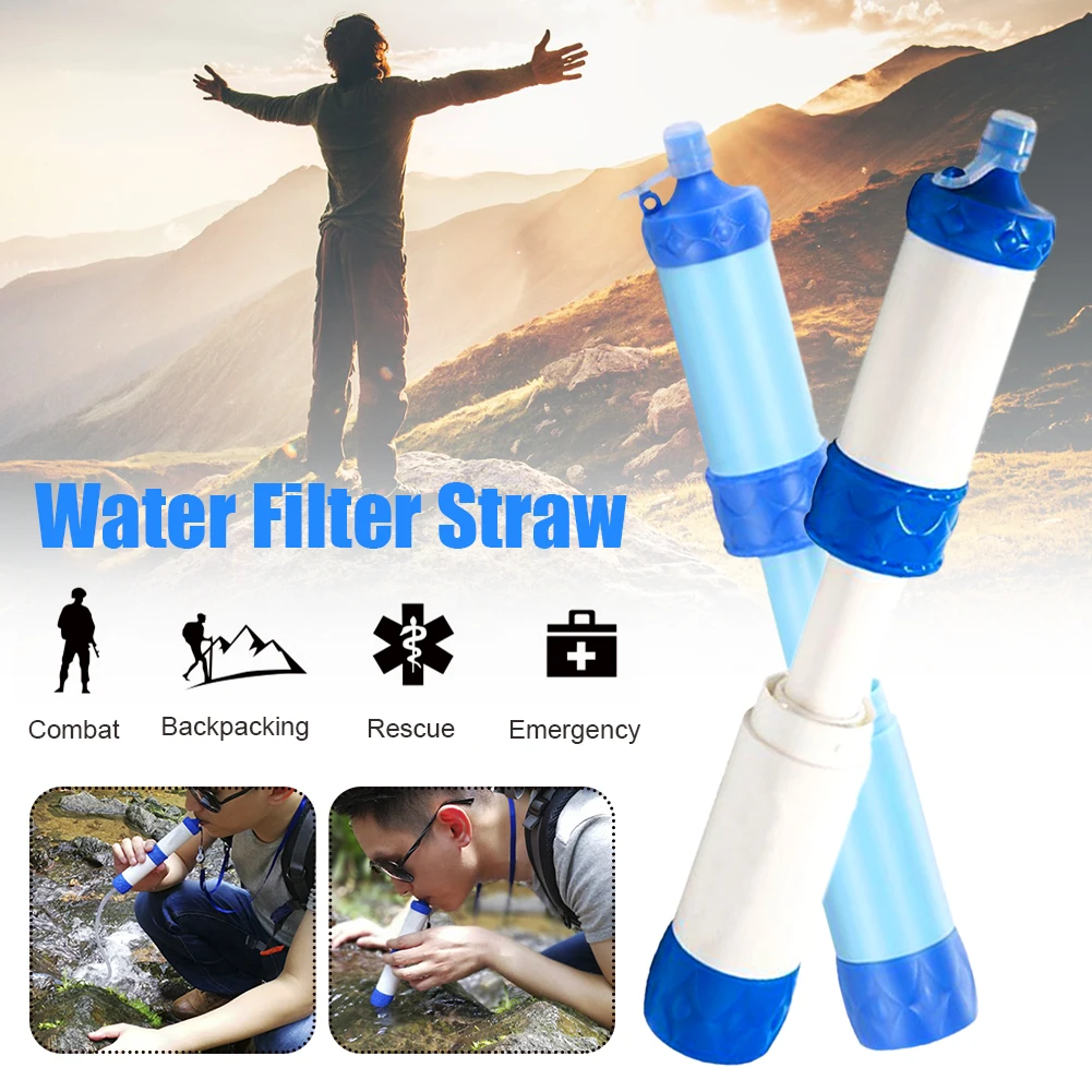 Outdoor Water Filter direct drinking water filtering tool Disinfection individual water purifier Portable filter straw
Outdoor Water Filter direct drinking water filtering tool Disinfection individual water purifier Portable filter straw