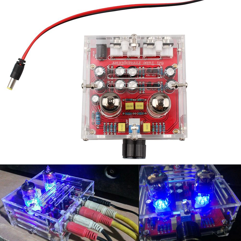 XH-A201 HIFI 6J1 Class A Bile Electronic Tube Preamplifier Amplifier Finished Power Amplifier Board With Acrylic Case
XH-A201 HIFI 6J1 Class A Bile Electronic Tube Preamplifier Amplifier Finished Power Amplifier Board With Acrylic Case