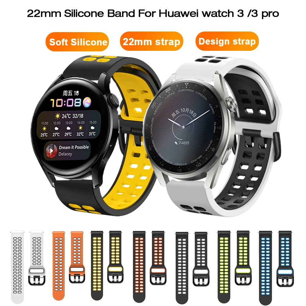 Ремешок силиконовый для Huawei Watch 3 Pro 48 мм/huawei Watch 3 46 мм/huawei Gt3 46 мм/gt3 Runner, 22 мм
Ремешок силиконовый для Huawei Watch 3 Pro 48 мм/huawei Watch 3 46 мм/huawei Gt3 46 мм/gt3 Runner, 22 мм