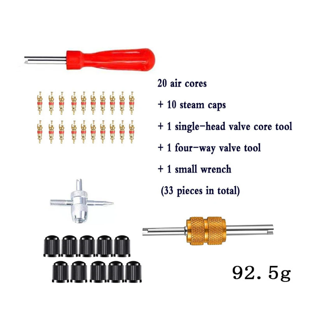 

Valve Core Valve Stem Install Tools Wrench Tire Valve Core 1 Small Wrench 10 Steam Cover Removes And Install Valves Cores