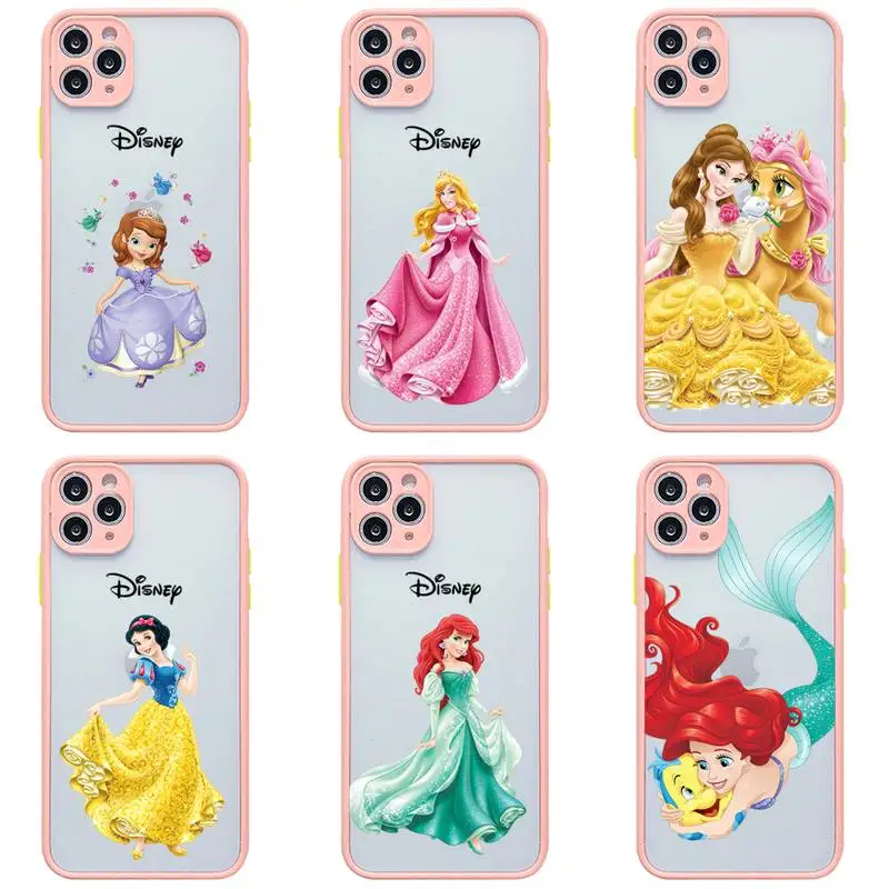 Disney Princess Snow White Jasmine Phone Case For iphone 13 12 11 Pro Max Mini XS 8 7 Plus X Light pink Matte Transparent Cover
Disney Princess Snow White Jasmine Phone Case For iphone 13 12 11 Pro Max Mini XS 8 7 Plus X Light pink Matte Transparent Cover
