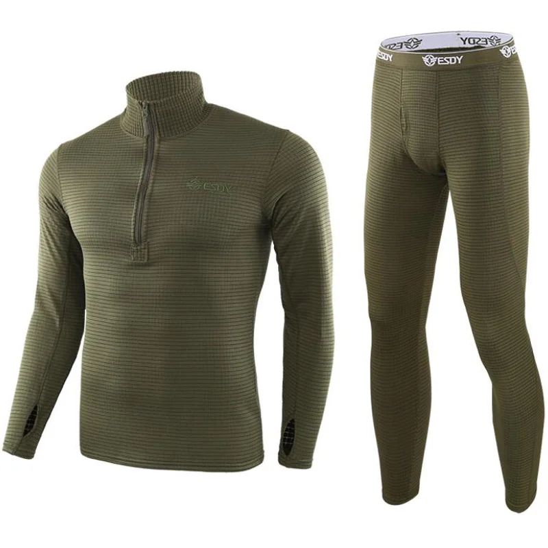 ESDY Fleece Thermal Underwear Men Autumn Winter Long Johns Fitness Sports Compression Breathable Leggins Thermo Tracksuit
ESDY Fleece Thermal Underwear Men Autumn Winter Long Johns Fitness Sports Compression Breathable Leggins Thermo Tracksuit