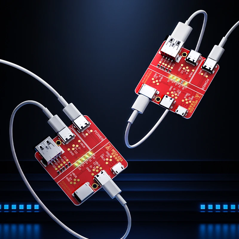 Qianli Quanli Mega IDEA Cable Detection Tester Board USB Lighting Type C Micro USB V8 Wire Line Testing Tool Check Open Short
Qianli Quanli Mega IDEA Cable Detection Tester Board USB Lighting Type C Micro USB V8 Wire Line Testing Tool Check Open Short