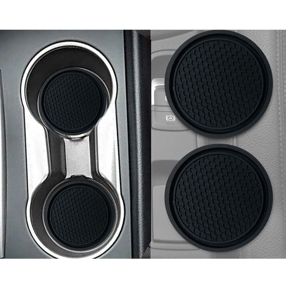 2x Black Car Coasters Auto Cup Holder Anti Slip Insert Coasters Pads Simple Style Durable Interior Car Truck Accessories
2x Black Car Coasters Auto Cup Holder Anti Slip Insert Coasters Pads Simple Style Durable Interior Car Truck Accessories