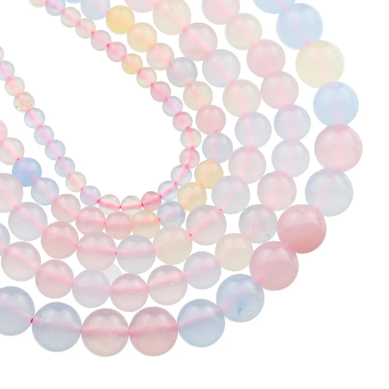 Color Chalcedony Natural Stone 88PCS 4/6/8/10MM Round Spacer Loose Beads For Jewelry Making DIY Handmade Bracelets Accessories
Color Chalcedony Natural Stone 88PCS 4/6/8/10MM Round Spacer Loose Beads For Jewelry Making DIY Handmade Bracelets Accessories