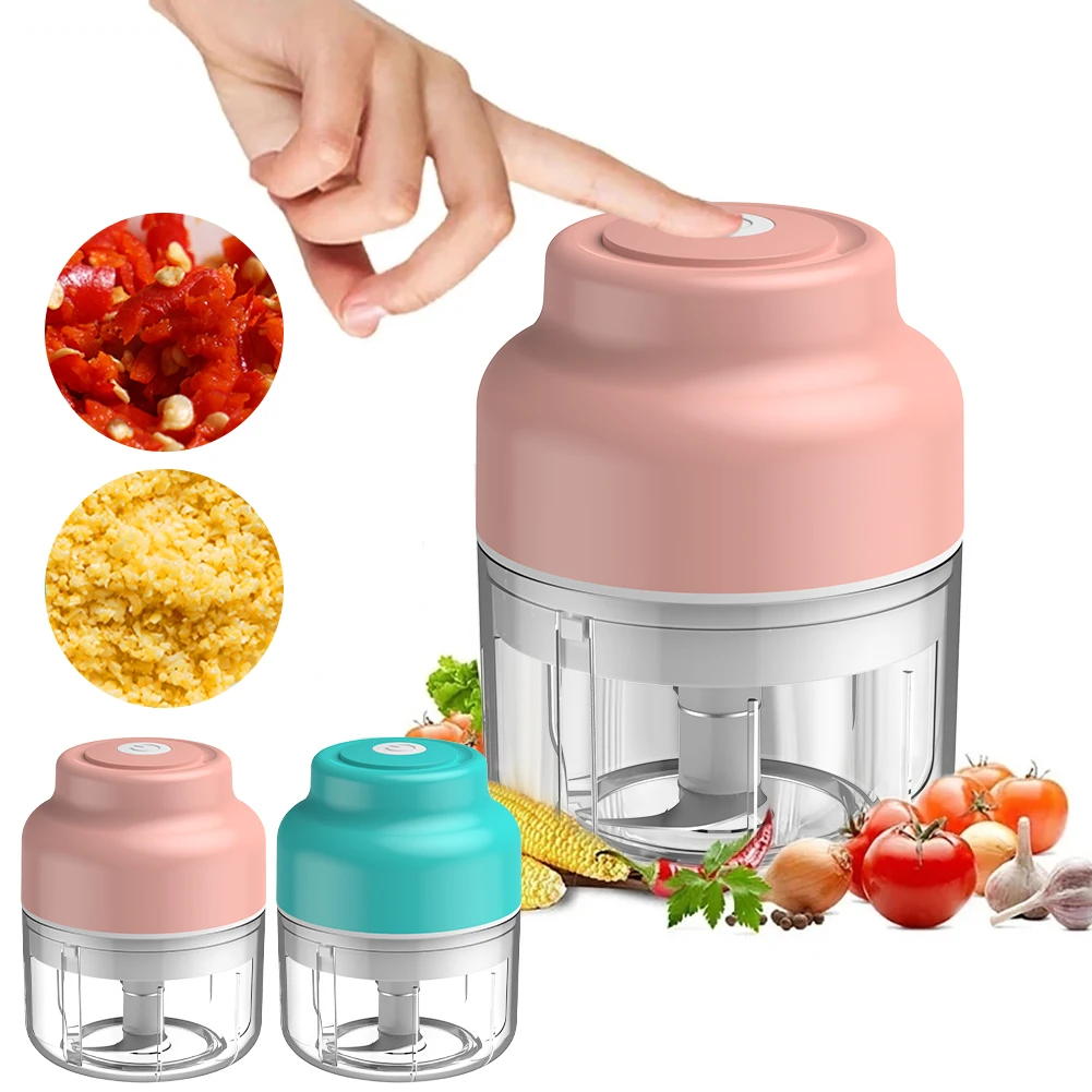 USB Rechargeable Electric Wireless Food Processor Mini Garlic Chopper for Garlic Pepper Chili Spice Kitchen Gadget 100ml/250ml
USB Rechargeable Electric Wireless Food Processor Mini Garlic Chopper for Garlic Pepper Chili Spice Kitchen Gadget 100ml/250ml