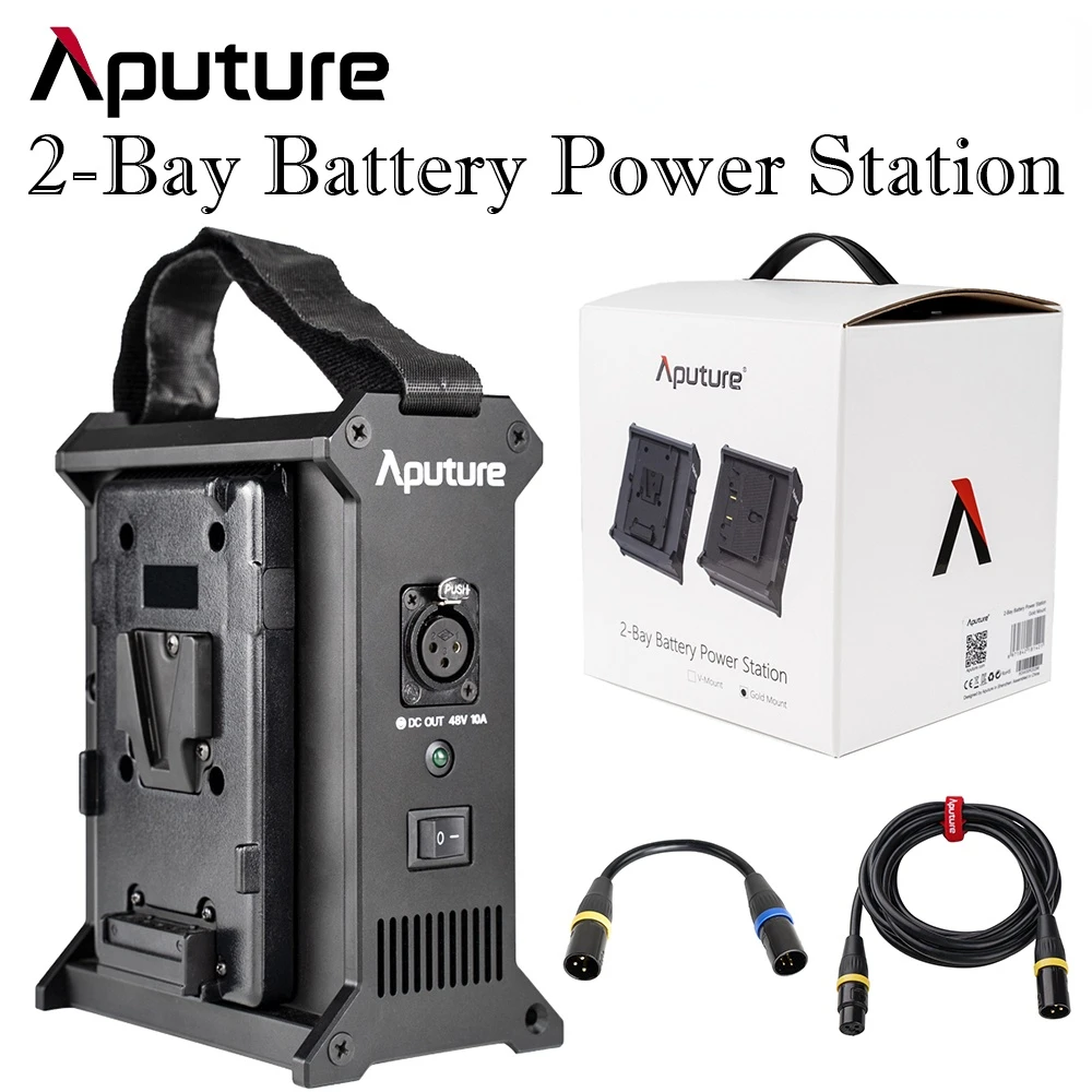 Aputure 2-Bay станция батарейного питания V-Mount Dual Battery Power Box внешний блок питания для Nova P300C
Aputure 2-Bay станция батарейного питания V-Mount Dual Battery Power Box внешний блок питания для Nova P300C