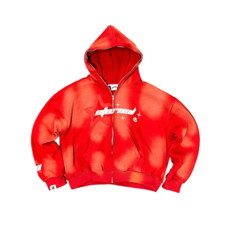 Европейский и американский стиль, хлопковая толстовка на молнии с вышивкой из пены, толстовка с буквенным принтом, мужская куртка в стиле ретро, повседневные топы
Европейский и американский стиль, хлопковая толстовка на молнии с вышивкой из пены, толстовка с буквенным принтом, мужская куртка в стиле ретро, повседневные топы