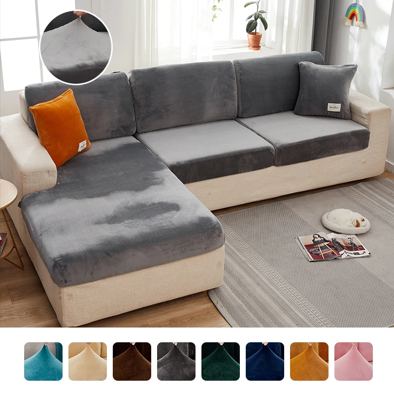Velvet Sofa Cushion Cover Stretch Soft Sofas Seats Covers For Living Room Keep Warm Non-slip Furniture Protector For Home Decora
Velvet Sofa Cushion Cover Stretch Soft Sofas Seats Covers For Living Room Keep Warm Non-slip Furniture Protector For Home Decora