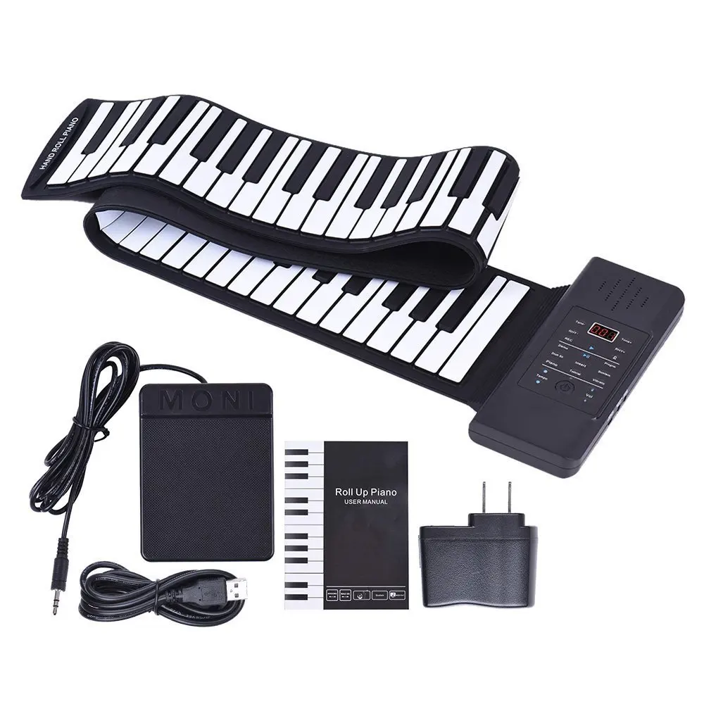 Professional Childrens Electronic Piano Starter Roll Up Electronic Piano Portable 88 Keys Pianino Elektroniczne Music Keyboard 
Professional Childrens Electronic Piano Starter Roll Up Electronic Piano Portable 88 Keys Pianino Elektroniczne Music Keyboard