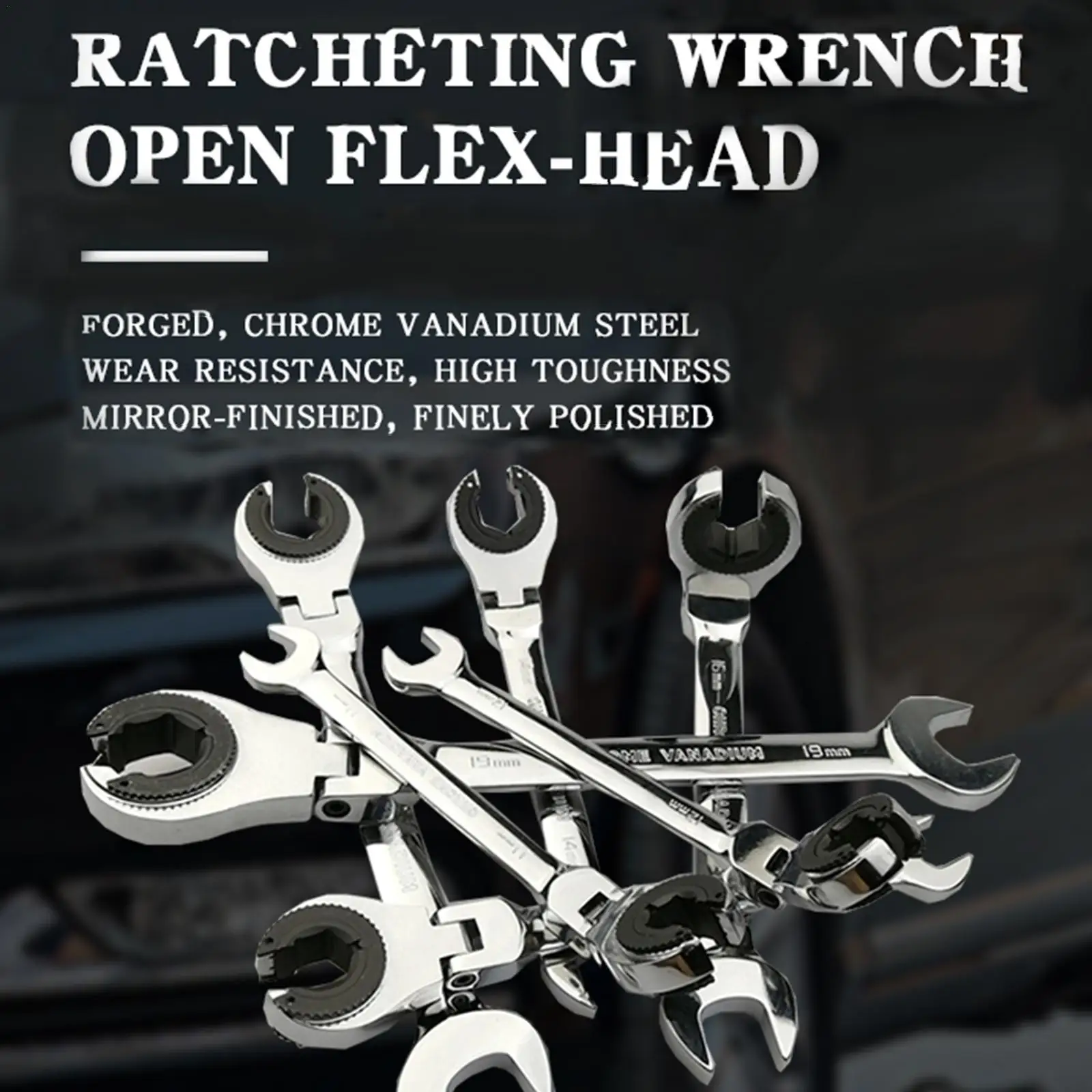 Tubing Ratchet Wrench Ratchet Quick Wrench High-grade Automatic Industrial-grade Opening Adjustable Fast Multi-size Household
Tubing Ratchet Wrench Ratchet Quick Wrench High-grade Automatic Industrial-grade Opening Adjustable Fast Multi-size Household