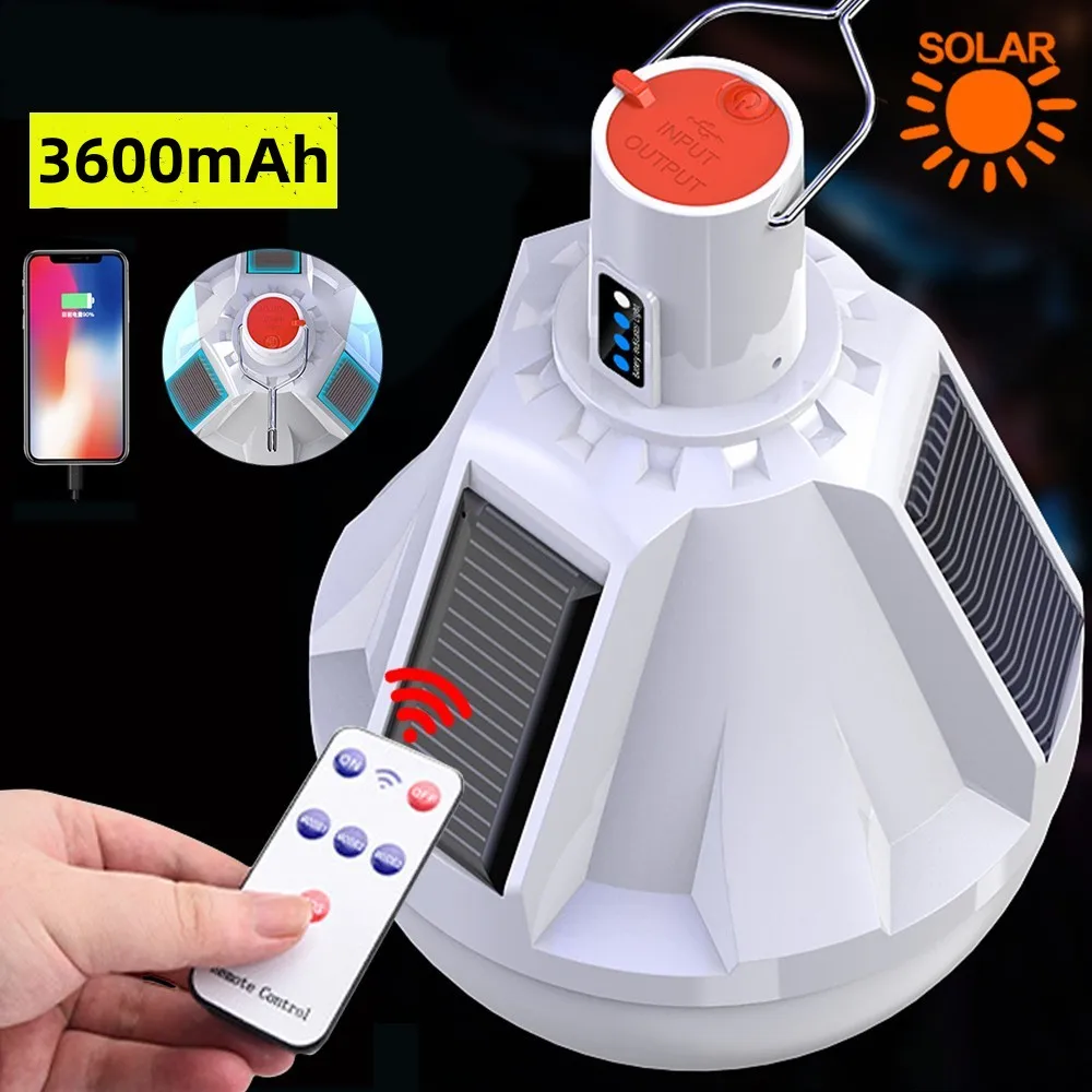 Outdoor Camping Solar Rechargeable Lamp Lights Led Equipment With Tent Supplies Portable Bulbs Charging Lantern Waterproof
Outdoor Camping Solar Rechargeable Lamp Lights Led Equipment With Tent Supplies Portable Bulbs Charging Lantern Waterproof