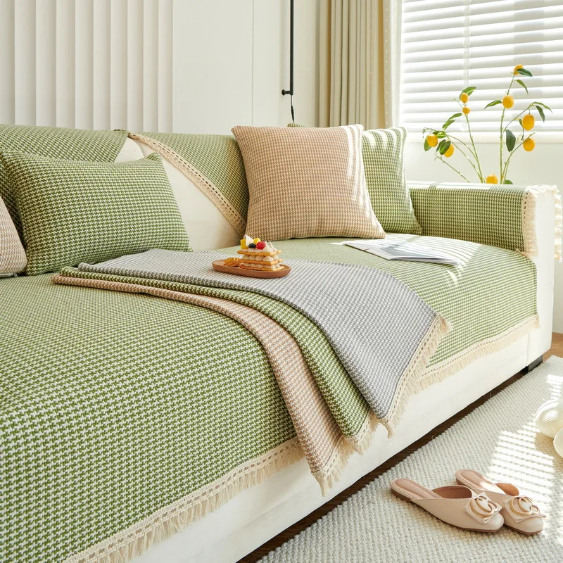 All Seasons Universal Thickened Full-Coverage Green Cover Non-Slip Cotton Woven Cover Cloth Back Towel Sofa Cushion
All Seasons Universal Thickened Full-Coverage Green Cover Non-Slip Cotton Woven Cover Cloth Back Towel Sofa Cushion