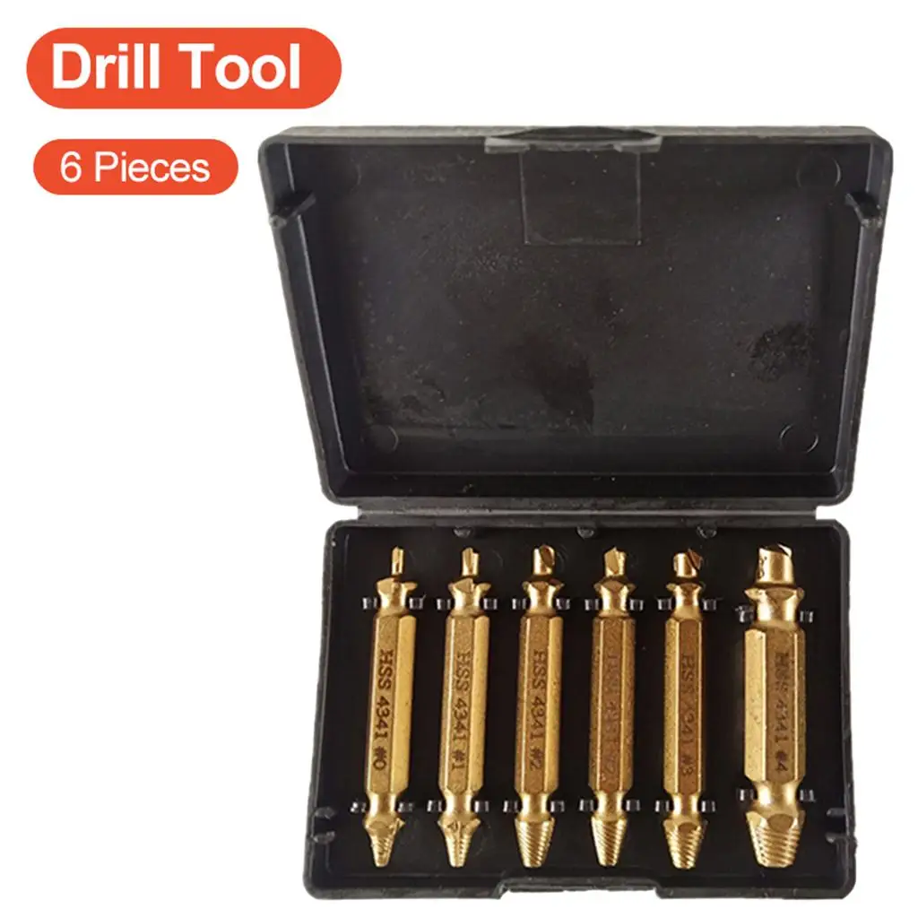 Набор для извлечения поврежденных винтов, 6 шт.
Набор для извлечения поврежденных винтов, 6 шт.