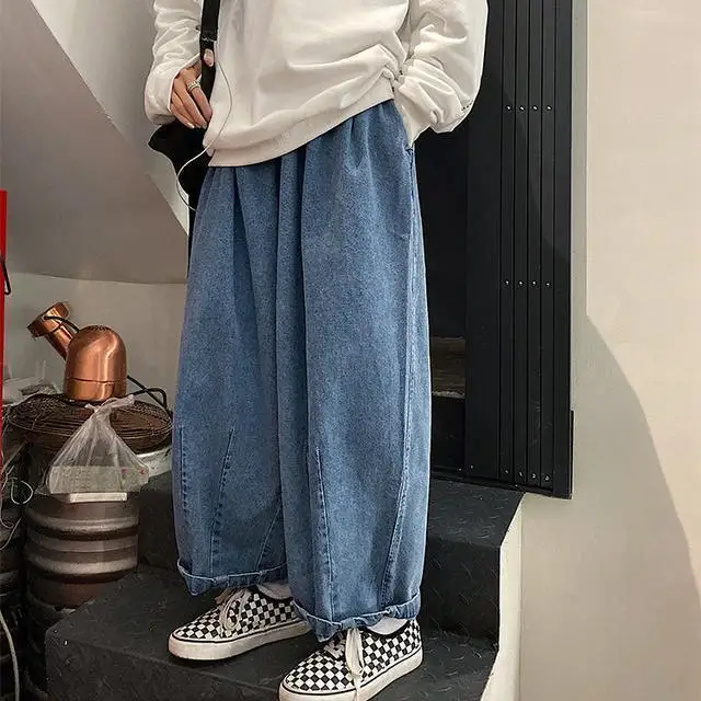 Женские брюки оверсайз, широкие джинсы, женская джинсовая мешковатая одежда, корейская мода, винтажная одежда, городская уличная одежда, Y2k
Женские брюки оверсайз, широкие джинсы, женская джинсовая мешковатая одежда, корейская мода, винтажная одежда, городская уличная одежда, Y2k