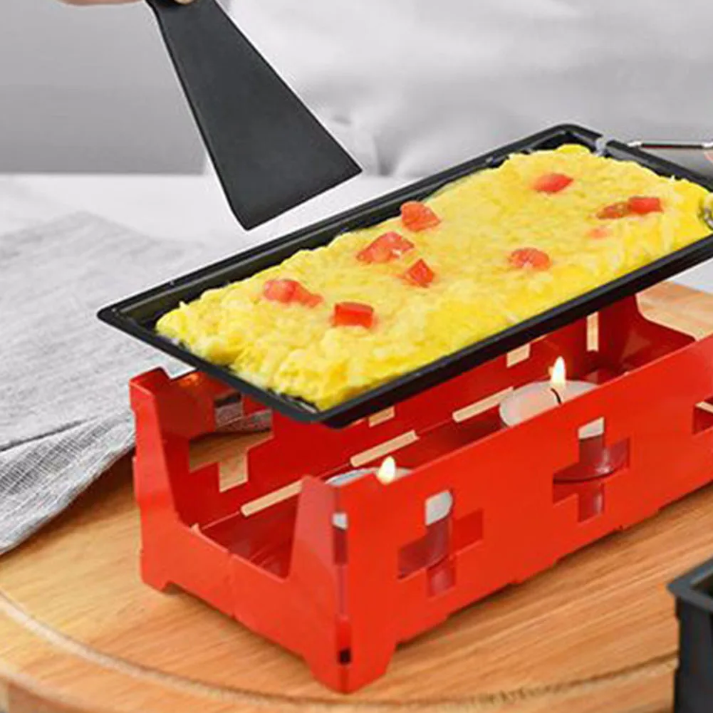 Milk Cheese Portable Non-Stick Metal Cheese Raclette Oven Grill Plate Rotaster Baking Tray Stove Set Kitchen Baking Tool
Milk Cheese Portable Non-Stick Metal Cheese Raclette Oven Grill Plate Rotaster Baking Tray Stove Set Kitchen Baking Tool
