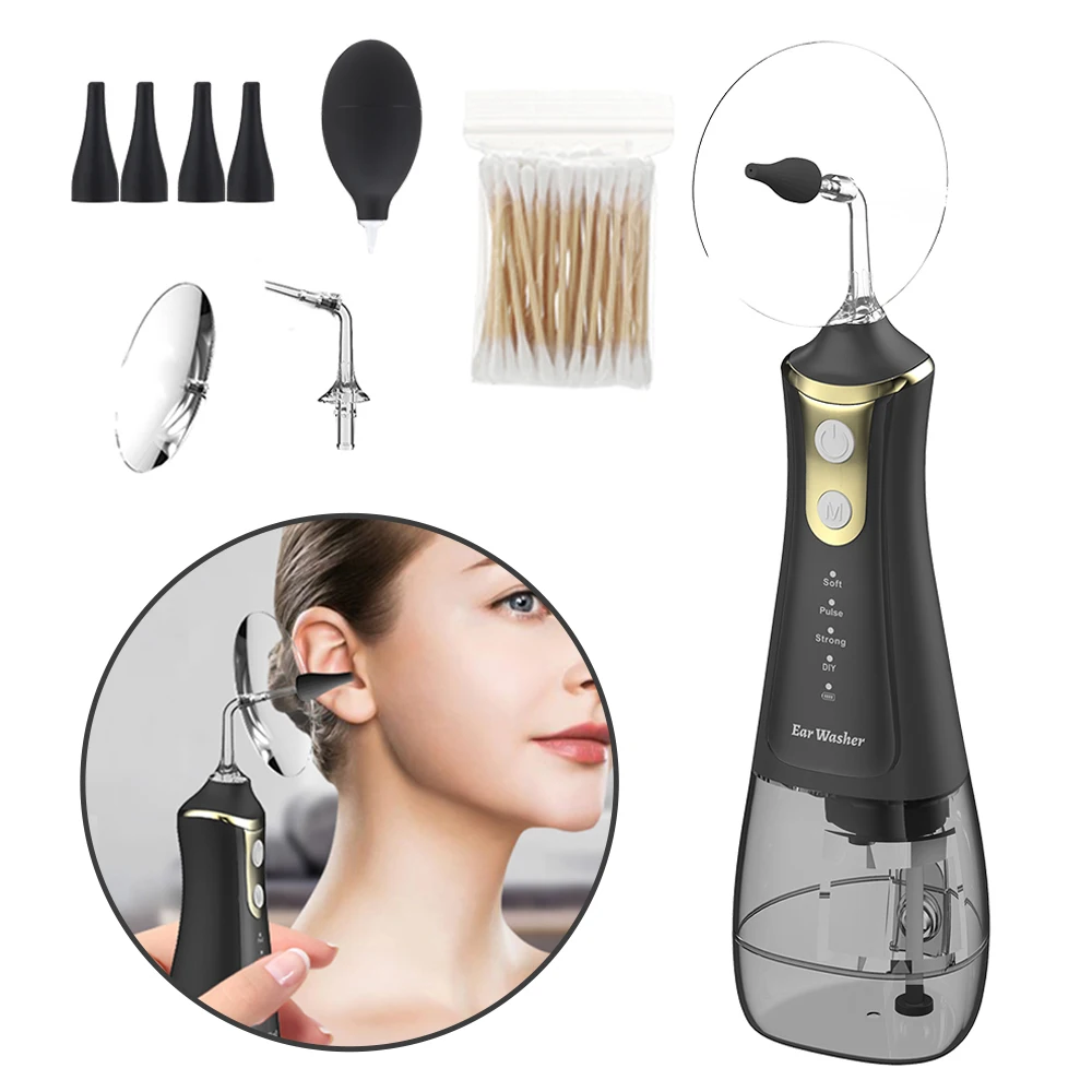 Electric Ear Cleaner Kit Health Care Water Irrigation Automatic Earwax Remover For Adults Child Ear Canal Wash 4 Pressure Mode
Electric Ear Cleaner Kit Health Care Water Irrigation Automatic Earwax Remover For Adults Child Ear Canal Wash 4 Pressure Mode