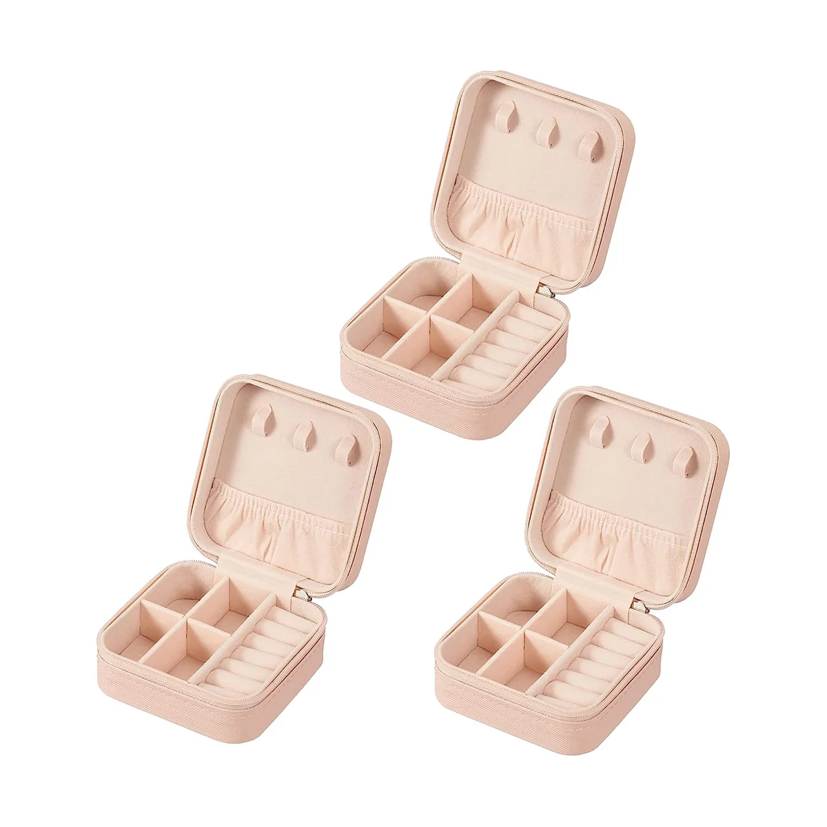 Small Jewelry Organizer, Jewelry Organizer Display Box for Ring Earrings Necklace Gift Pink 
Small Jewelry Organizer, Jewelry Organizer Display Box for Ring Earrings Necklace Gift Pink