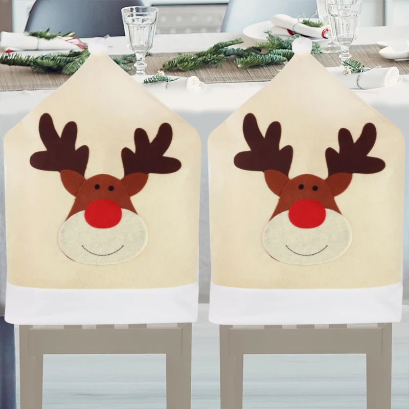 Reindeer Elk Antlers Christmas Chair Cover Seat Kitchen Home Christmas Table Decoration Dining Chair Cover Xmas Party Supplies
Reindeer Elk Antlers Christmas Chair Cover Seat Kitchen Home Christmas Table Decoration Dining Chair Cover Xmas Party Supplies
