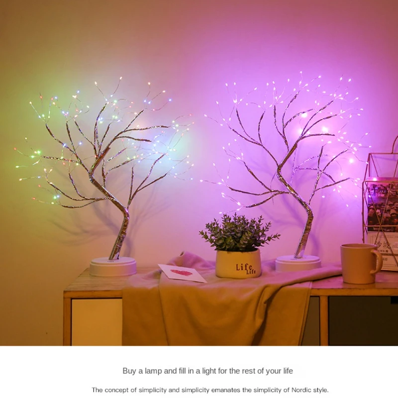LED Night Lights Mini Christmas Tree Table Lamp Garland Fairy String Lights Gifts Home Indoor Room Decor Room Decoration Lights
LED Night Lights Mini Christmas Tree Table Lamp Garland Fairy String Lights Gifts Home Indoor Room Decor Room Decoration Lights