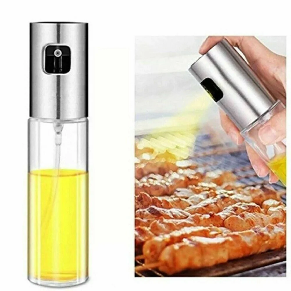 100ml Oil Bottle Kitchen Oil Spray Bottle Cooking Baking Vinegar Mist Sprayer Barbecue Spray Bottle For Cooking BBQ Picnic Tools
100ml Oil Bottle Kitchen Oil Spray Bottle Cooking Baking Vinegar Mist Sprayer Barbecue Spray Bottle For Cooking BBQ Picnic Tools