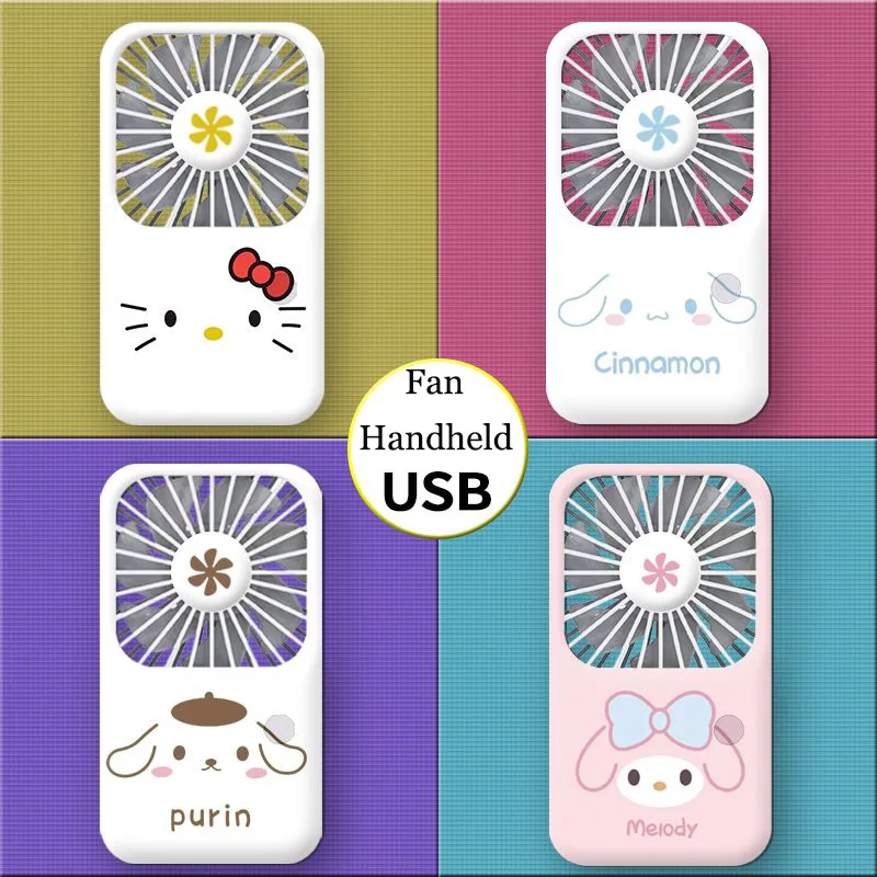 Sanrio Usb Handheld Fan Hello Kitty Anime Kawaii Melody Kuromi Pochacco Outdoor Portable Mini Electric Fan Cartoon Desktop Fan
Sanrio Usb Handheld Fan Hello Kitty Anime Kawaii Melody Kuromi Pochacco Outdoor Portable Mini Electric Fan Cartoon Desktop Fan
