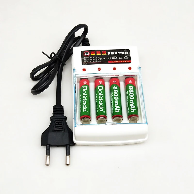 AA charger AAA 4 slots Battery Charger AA/AAA Ni-cd Fast Charging Rechargeable Smart US / EU Plug For 1.2V Battery Charging
AA charger AAA 4 slots Battery Charger AA/AAA Ni-cd Fast Charging Rechargeable Smart US / EU Plug For 1.2V Battery Charging
