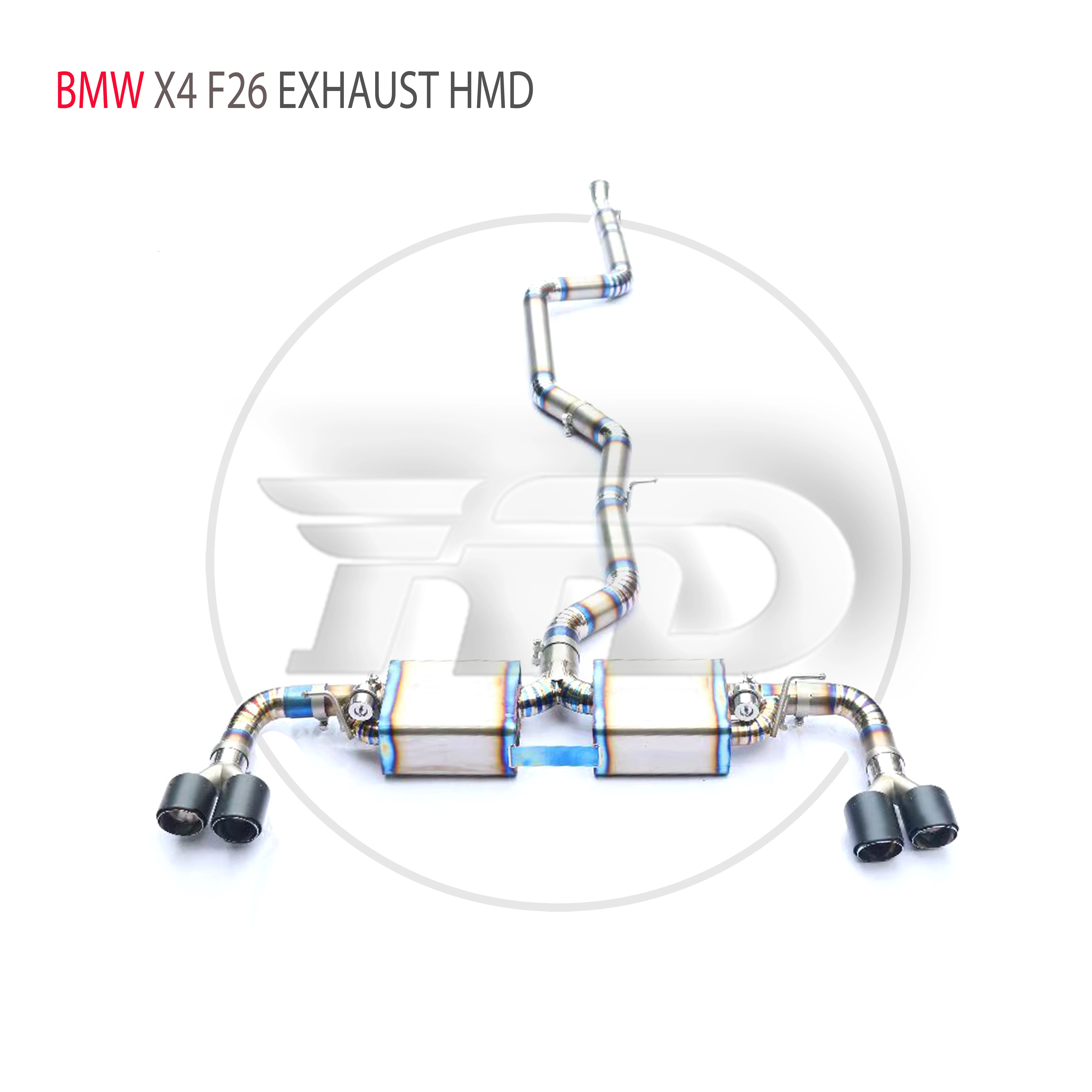 HMD Titanium Exhaust System Performance Catback For BMW X3 X4 F25 F26 2.0T 2014-2018 Muffler For Cars Variable Valve
HMD Titanium Exhaust System Performance Catback For BMW X3 X4 F25 F26 2.0T 2014-2018 Muffler For Cars Variable Valve
