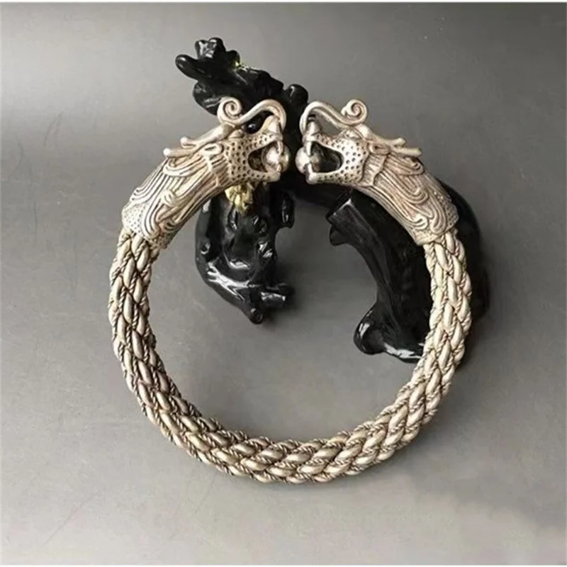 MaiChuang/Tibetan Silver Filigree Weave Double Faucet Opening Fashion Bangles Personality Fine Jewelry Exquisite Men Women Gift
MaiChuang/Tibetan Silver Filigree Weave Double Faucet Opening Fashion Bangles Personality Fine Jewelry Exquisite Men Women Gift