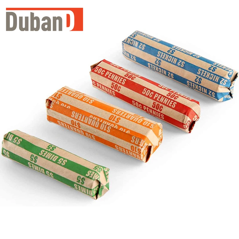 100 PCS Assorted Bundle Flat Striped Coin Wrappers, 25 of Each Penny, Nickel, Dime and Quarter
100 PCS Assorted Bundle Flat Striped Coin Wrappers, 25 of Each Penny, Nickel, Dime and Quarter