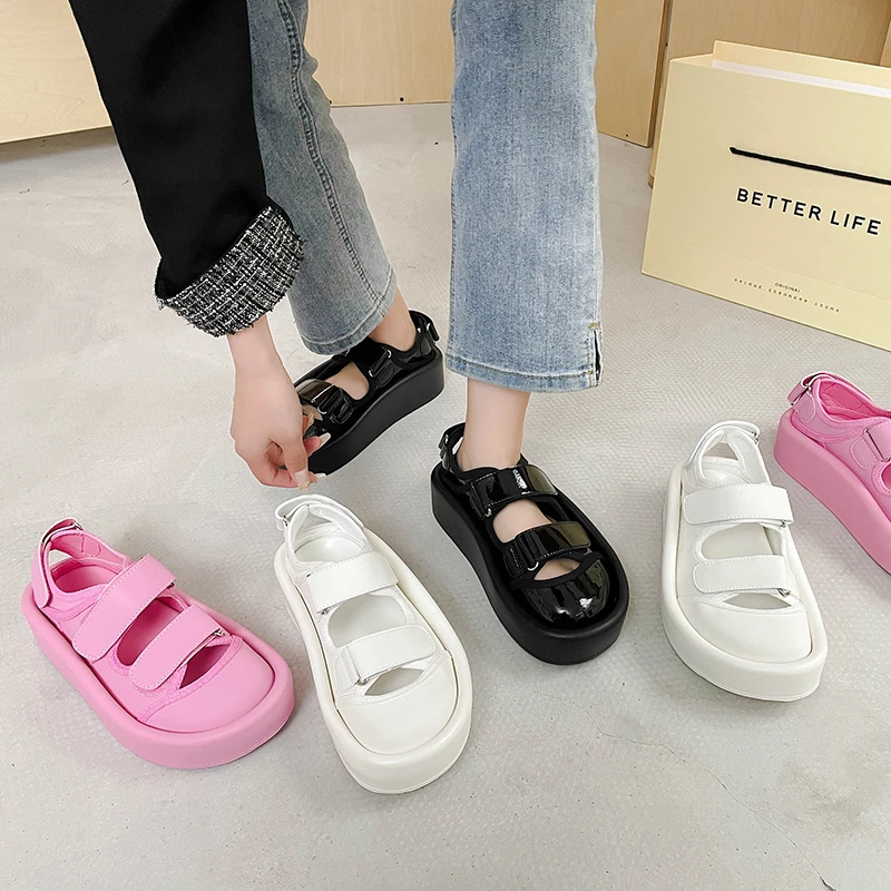 Low Sandals Woman Leather Shoes Summer Heels All-Match Suit Female Beige Low-heeled Girls Comfort Fashion Spring Gladiator Black
Low Sandals Woman Leather Shoes Summer Heels All-Match Suit Female Beige Low-heeled Girls Comfort Fashion Spring Gladiator Black