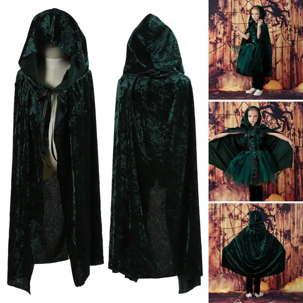 Velvet Hooded Cloak Halloween Cosplay And Imaginative Play Tie Closure Easy to Wear Novelty Cloak for Kids
Velvet Hooded Cloak Halloween Cosplay And Imaginative Play Tie Closure Easy to Wear Novelty Cloak for Kids