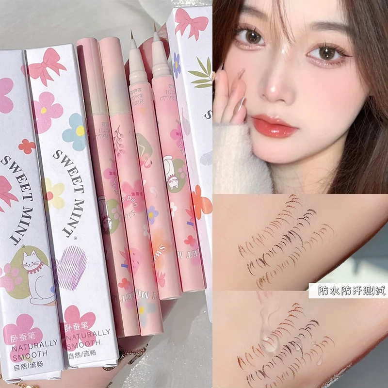 Lying Silkworm Pen Matte Brown Black Eyeliner Gel Pen Makeup Highlight Eye Shadow Pen Liquid Eye Shadow Waterproof Highlight Pen
Lying Silkworm Pen Matte Brown Black Eyeliner Gel Pen Makeup Highlight Eye Shadow Pen Liquid Eye Shadow Waterproof Highlight Pen