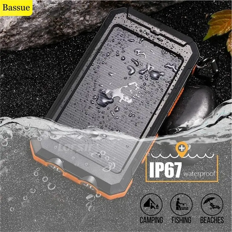 Solar 80000mAh Power Bank Dual USB powerbank Waterproof Battery External Portable Charging with LED Light 2USB powerbank
Solar 80000mAh Power Bank Dual USB powerbank Waterproof Battery External Portable Charging with LED Light 2USB powerbank