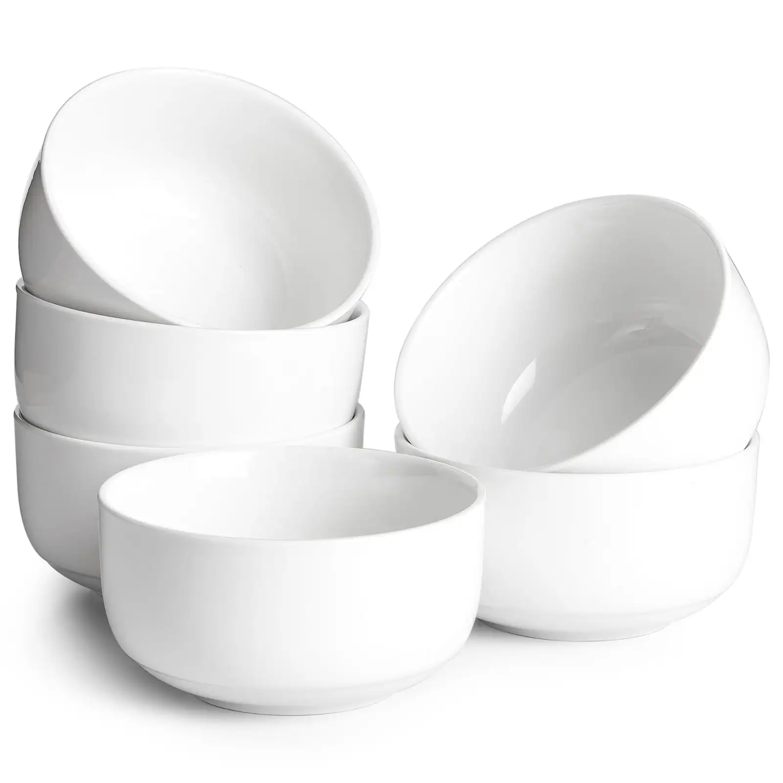 Cereal Bowl, 22 Ounce Soup Bowls White Ceramic Bowl Set of 6, White Porcelain Bowls for Kitchen, Oven & Dishwasher & Microwave S
Cereal Bowl, 22 Ounce Soup Bowls White Ceramic Bowl Set of 6, White Porcelain Bowls for Kitchen, Oven & Dishwasher & Microwave S