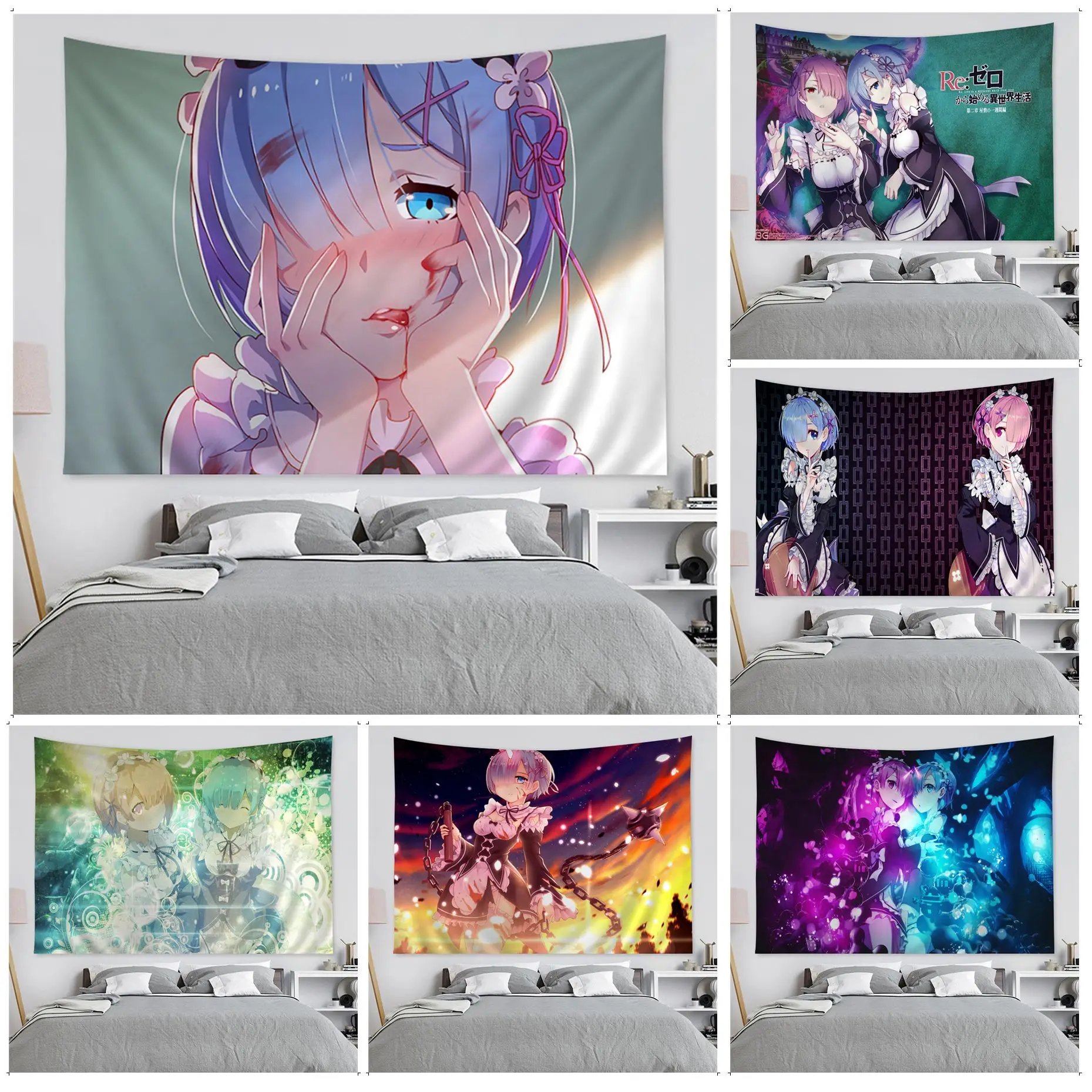 Anime Re Zero Starting Life In Another World Rem Anime Tapestry Bohemian Wall Tapestries Mandala Kawaii Room Decor
Anime Re Zero Starting Life In Another World Rem Anime Tapestry Bohemian Wall Tapestries Mandala Kawaii Room Decor