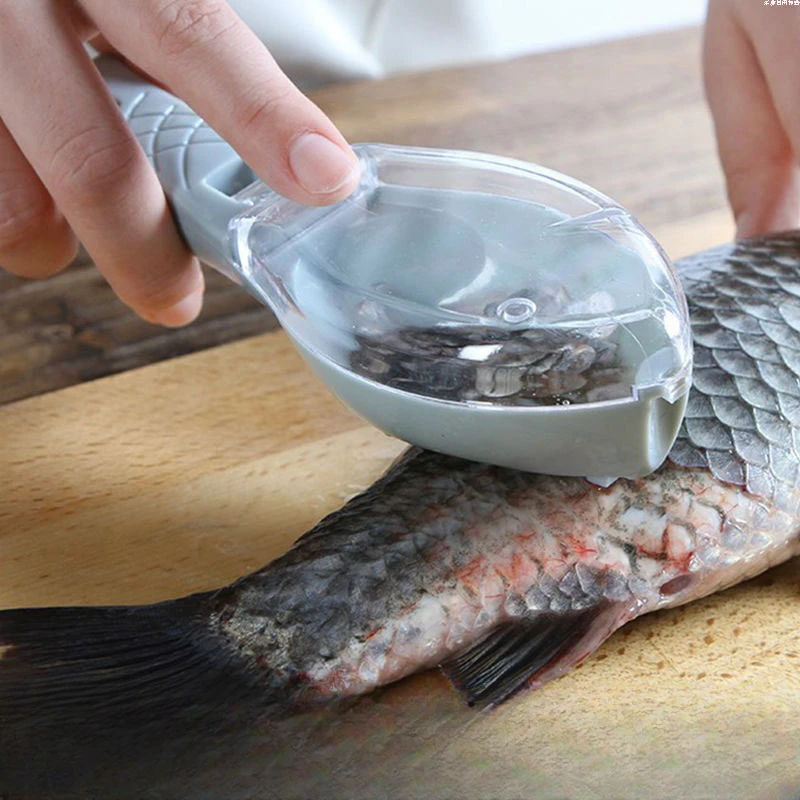 Fish Scales Graters Scraper Fish Cleaning Tool Scraping Scales Device with Cover Home Kitchen Cooking Fishing Tool
Fish Scales Graters Scraper Fish Cleaning Tool Scraping Scales Device with Cover Home Kitchen Cooking Fishing Tool