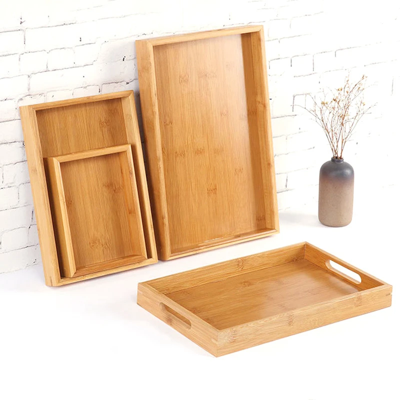 20/30/35cm Flat Handle Bamboo Tray Rectangular Storage Tea Trays Dessert Bread Coffee Table Tray Breakfast Service Board Kitchen
20/30/35cm Flat Handle Bamboo Tray Rectangular Storage Tea Trays Dessert Bread Coffee Table Tray Breakfast Service Board Kitchen