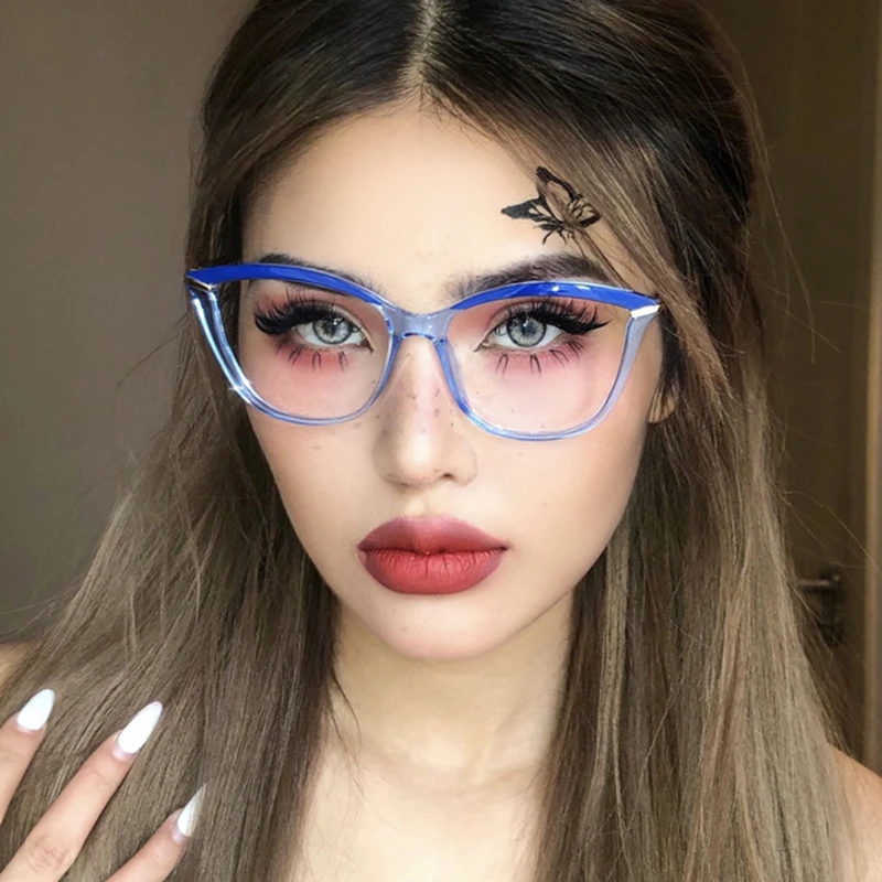 New TR90 Women Fashion Anti-blue Light Glasses Frame Personality Transparent Flat Mirror Reading Glasses Frame
New TR90 Women Fashion Anti-blue Light Glasses Frame Personality Transparent Flat Mirror Reading Glasses Frame