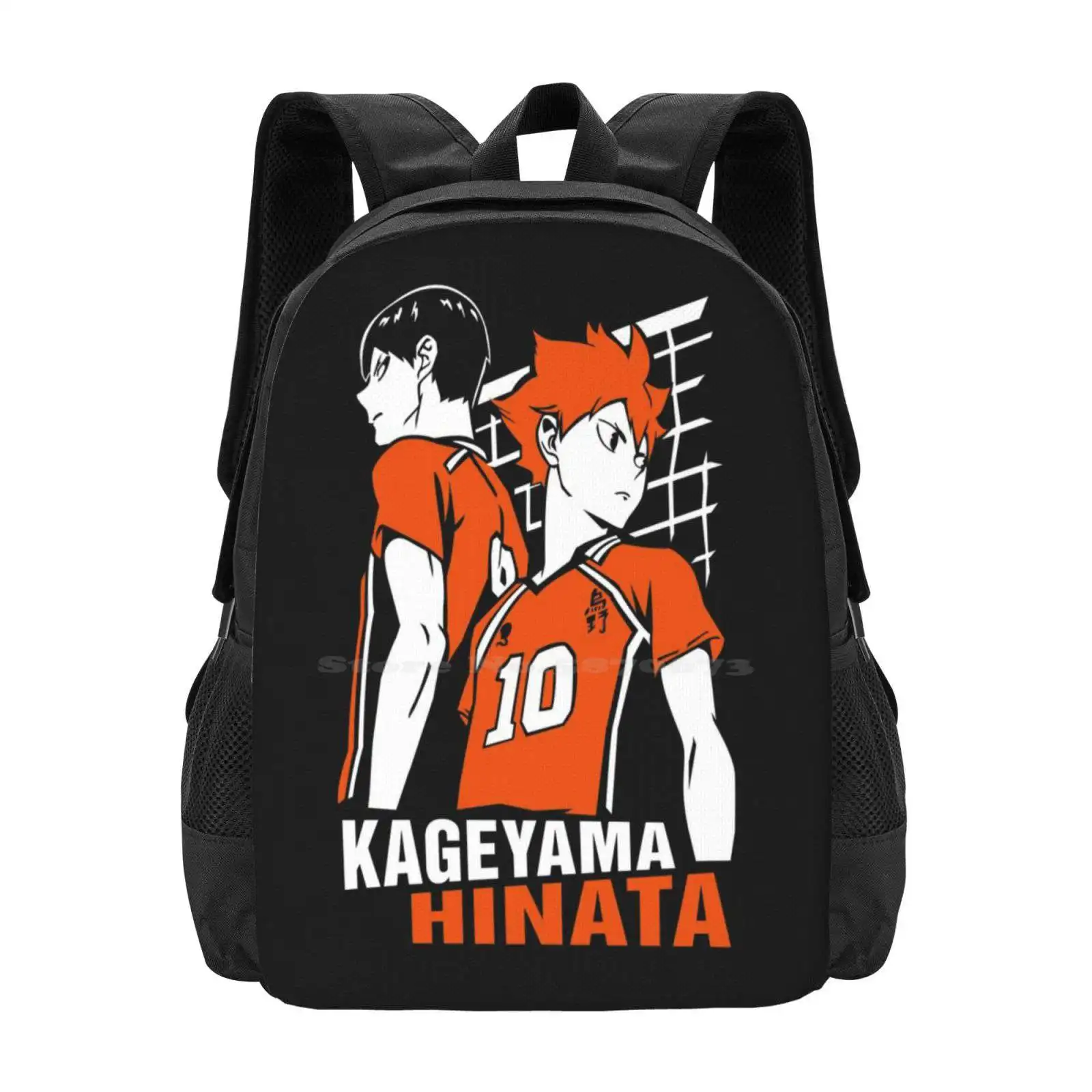 Kageyama Tobio And Hinata Shoyo-Kagehina Haikyuu Teen College Student Backpack Pattern Design Bags Kageyama Tobio Hinata Shoyo
Kageyama Tobio And Hinata Shoyo-Kagehina Haikyuu Teen College Student Backpack Pattern Design Bags Kageyama Tobio Hinata Shoyo