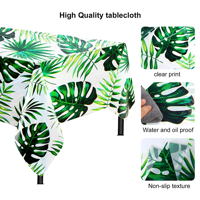 1pcs Hawaiian Turtle Leaf Disposable Tablecloth Wedding Happy Birthday Table Cover Tropical Jungle Party Decoration Supplies
1pcs Hawaiian Turtle Leaf Disposable Tablecloth Wedding Happy Birthday Table Cover Tropical Jungle Party Decoration Supplies