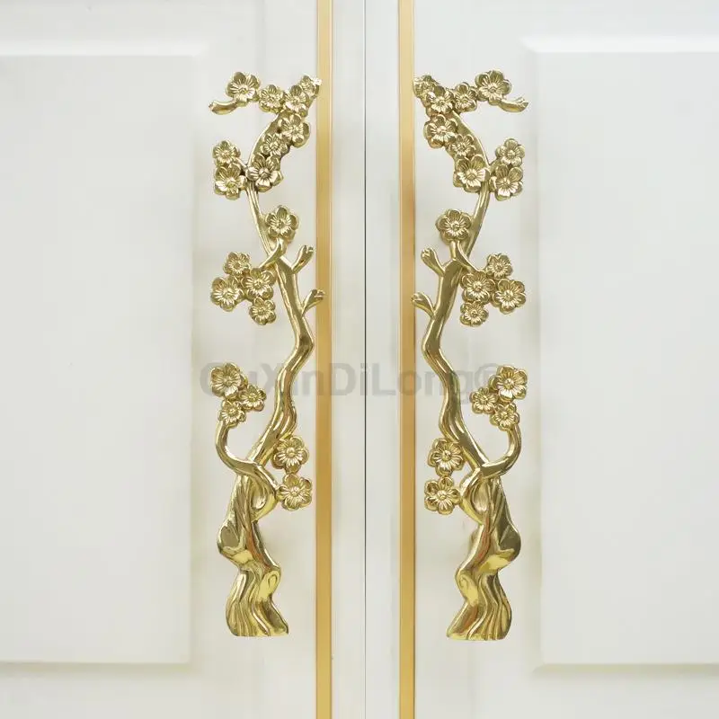 1PCS Brass Plum Blossom Branch Shape Long Handle Wardrobe Kitchen Cupboard Cabinet Drawer Door Pulls Furniture Handles ZO16
1PCS Brass Plum Blossom Branch Shape Long Handle Wardrobe Kitchen Cupboard Cabinet Drawer Door Pulls Furniture Handles ZO16