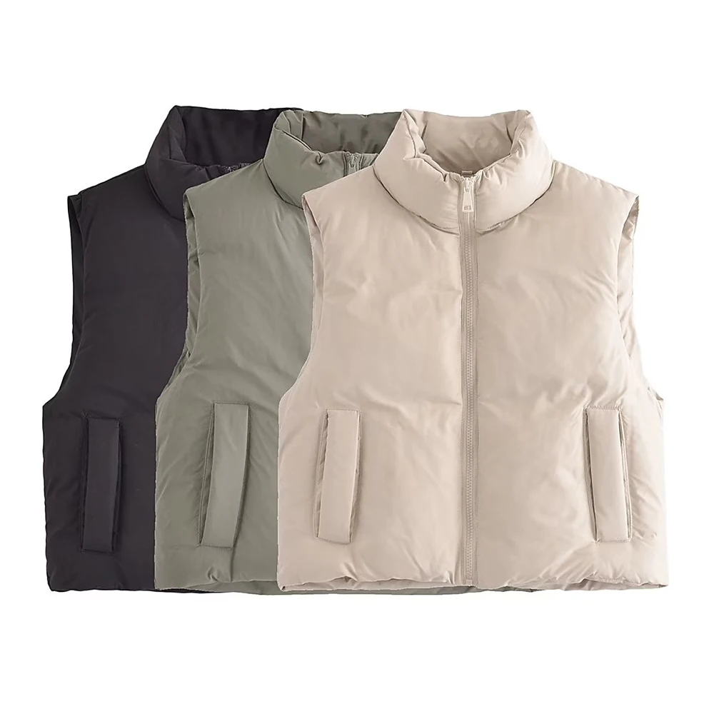 PB&ZA Women's 2022 New Fashion Waistcoat Vintage Casual Sleeveless Jacket Zipper Cotton Padded Solid Female Chic Tops 3046242
PB&ZA Women's 2022 New Fashion Waistcoat Vintage Casual Sleeveless Jacket Zipper Cotton Padded Solid Female Chic Tops 3046242