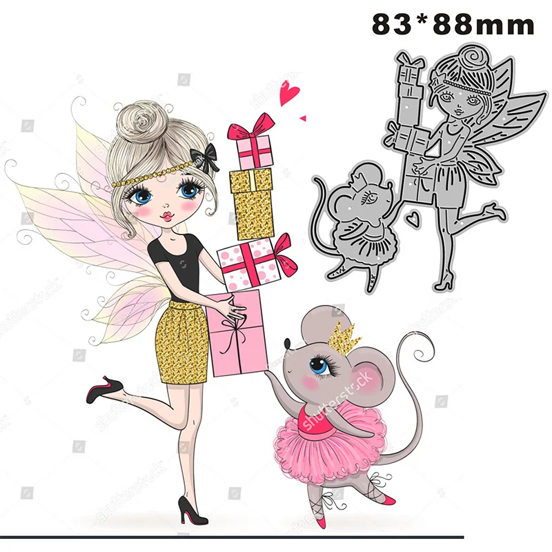 2022 New Woman Wings Gift Box Mouse Metal Cutting Dies for Scrapbooking Paper Craft and Card Making Embossing Decor No Stamps
2022 New Woman Wings Gift Box Mouse Metal Cutting Dies for Scrapbooking Paper Craft and Card Making Embossing Decor No Stamps
