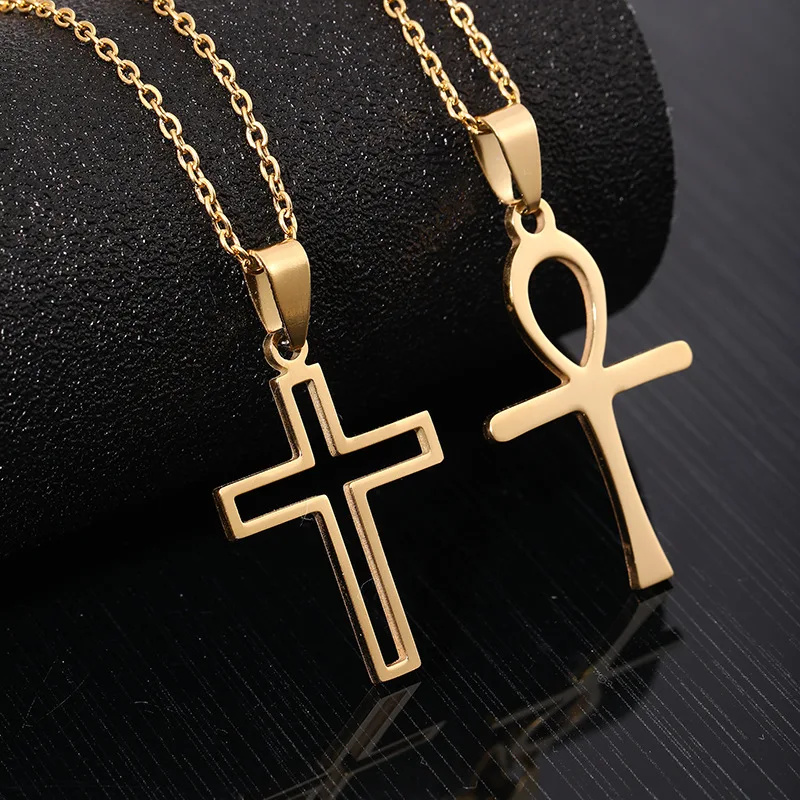Stainless Steel Necklace For Women Lover's Gold Color Silver Color Chain Cross Necklace Small Cross Religious Jewelry Gifts
Stainless Steel Necklace For Women Lover's Gold Color Silver Color Chain Cross Necklace Small Cross Religious Jewelry Gifts