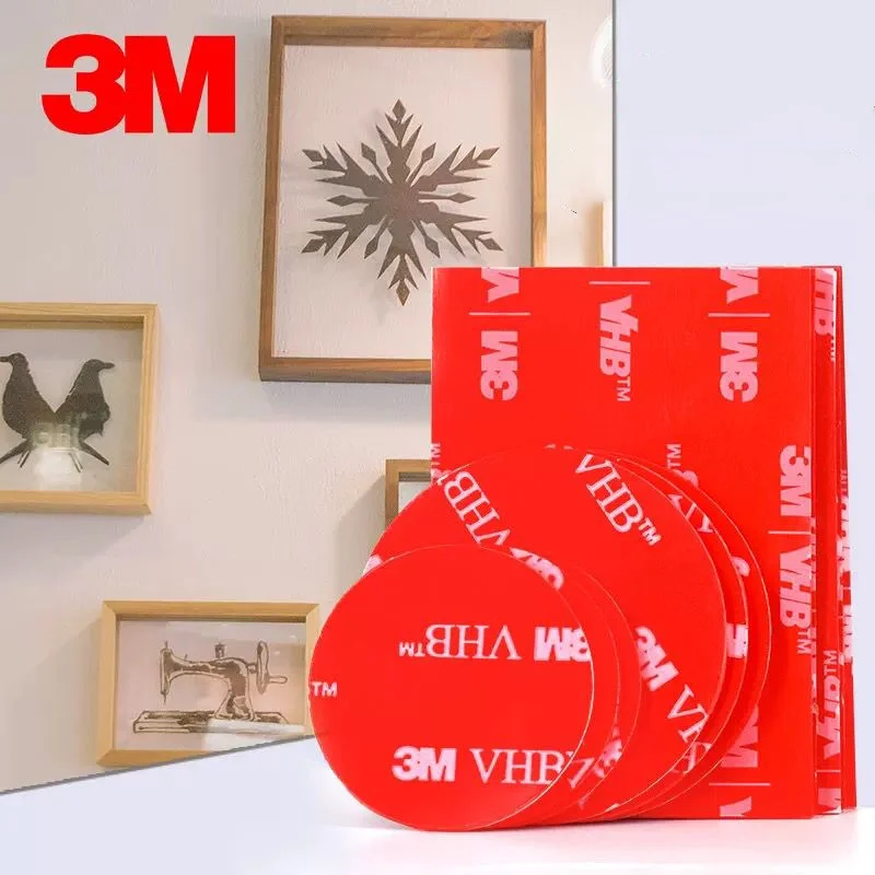 100pc 3M Super Strong VHB Double Sided Tape Waterproof No Trace Acrylic Foam Self Adhesive Patch Sticky Pad Wall paintings fixer
100pc 3M Super Strong VHB Double Sided Tape Waterproof No Trace Acrylic Foam Self Adhesive Patch Sticky Pad Wall paintings fixer
