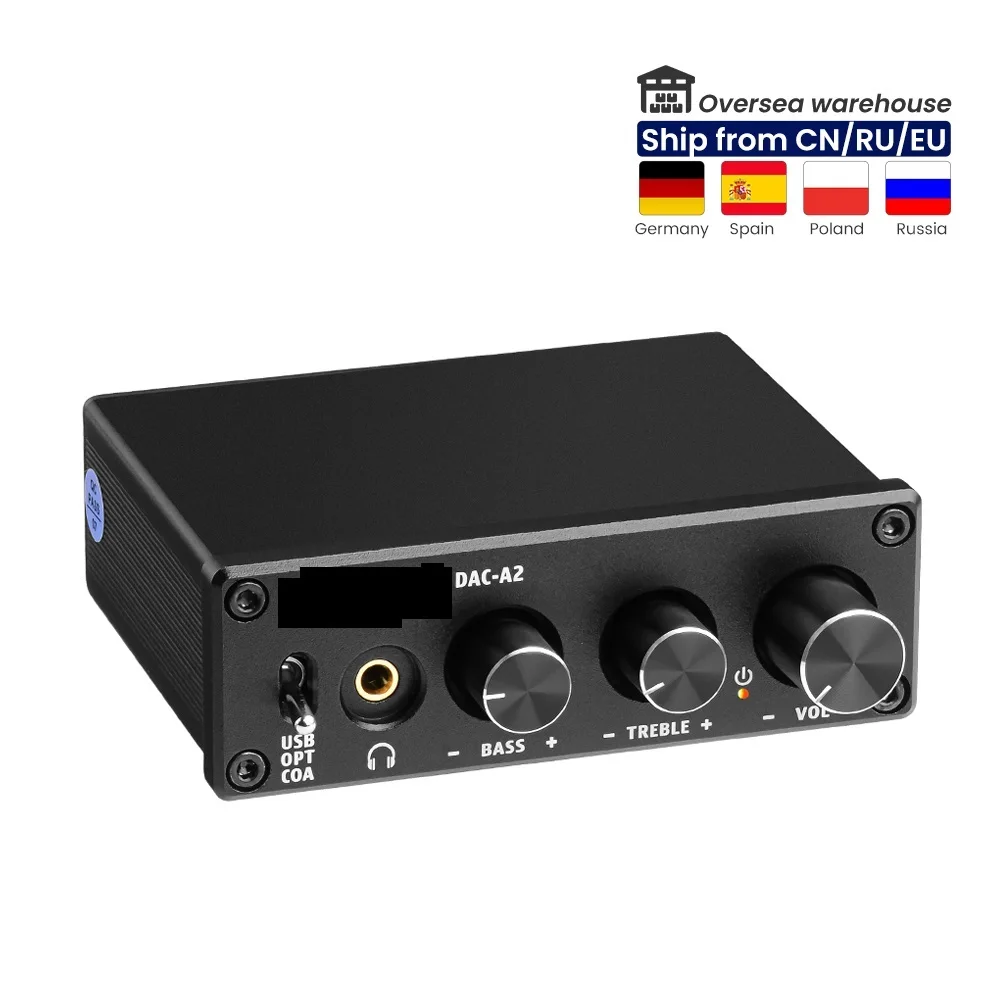Mini HiFi 2.0 Digital Audio Decoder USB DAC Headphone Amplifier 24Bit 96KHz Input USB/Coaxial/Optical Output RCA Amp DC5V
Mini HiFi 2.0 Digital Audio Decoder USB DAC Headphone Amplifier 24Bit 96KHz Input USB/Coaxial/Optical Output RCA Amp DC5V