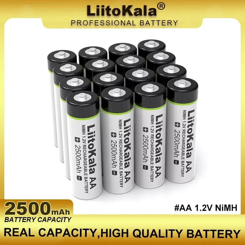 2023New Liitokala 1.2V AA 2500mAh Ni-MH Rechargeable Battery for Temperature Gun Remote Control Mouse Toy Batteries
2023New Liitokala 1.2V AA 2500mAh Ni-MH Rechargeable Battery for Temperature Gun Remote Control Mouse Toy Batteries
